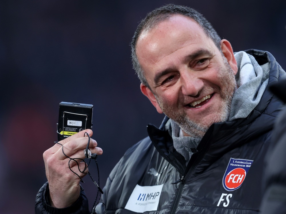 Für Frank Schmidt läuft es auch in der Bundesliga (Foto: AFP/SID/Ronny HARTMANN)