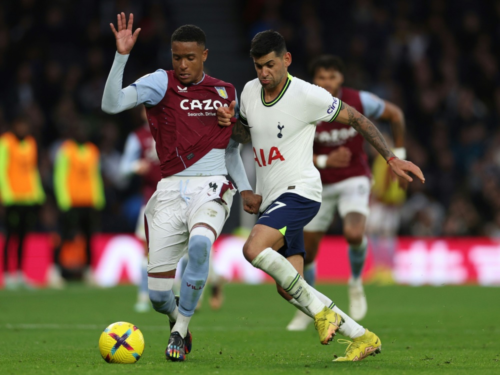 Tottenham kassiert 0:2-Pleite gegen Aston Villa (Foto: AFP/SID/Adrian DENNIS)