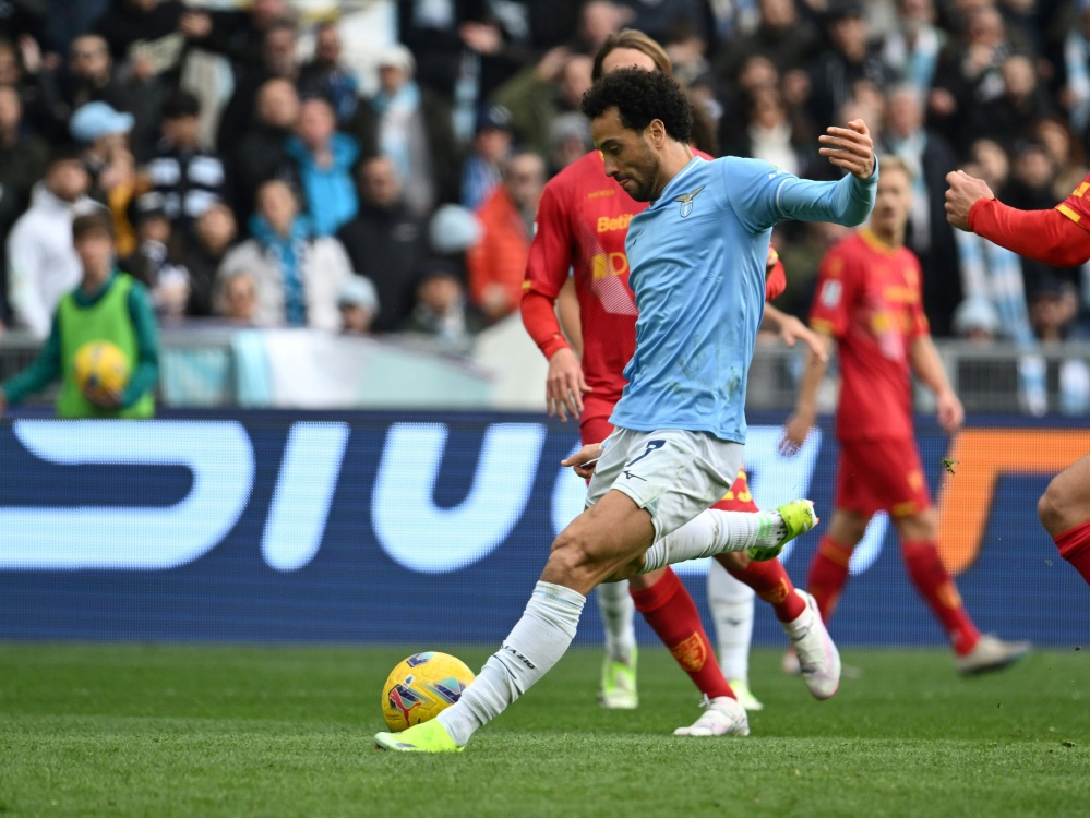 Felipe Anderson schoss das 1:0 für Lazio Rom (Foto: IMAGO / NurPhoto/IMAGO / NurPhoto/SID/IMAGO/Domenico Cippitelli)