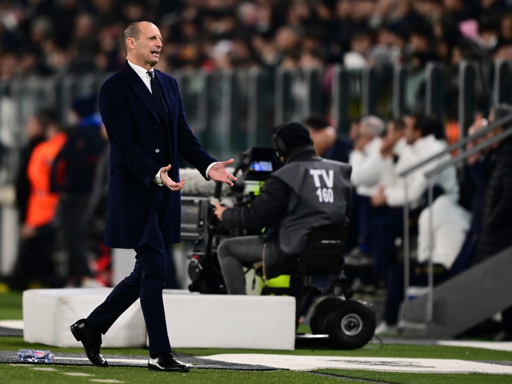 Juventus und Allegri lassen Punkte liegen (Foto: AFP/SID/Marco BERTORELLO)