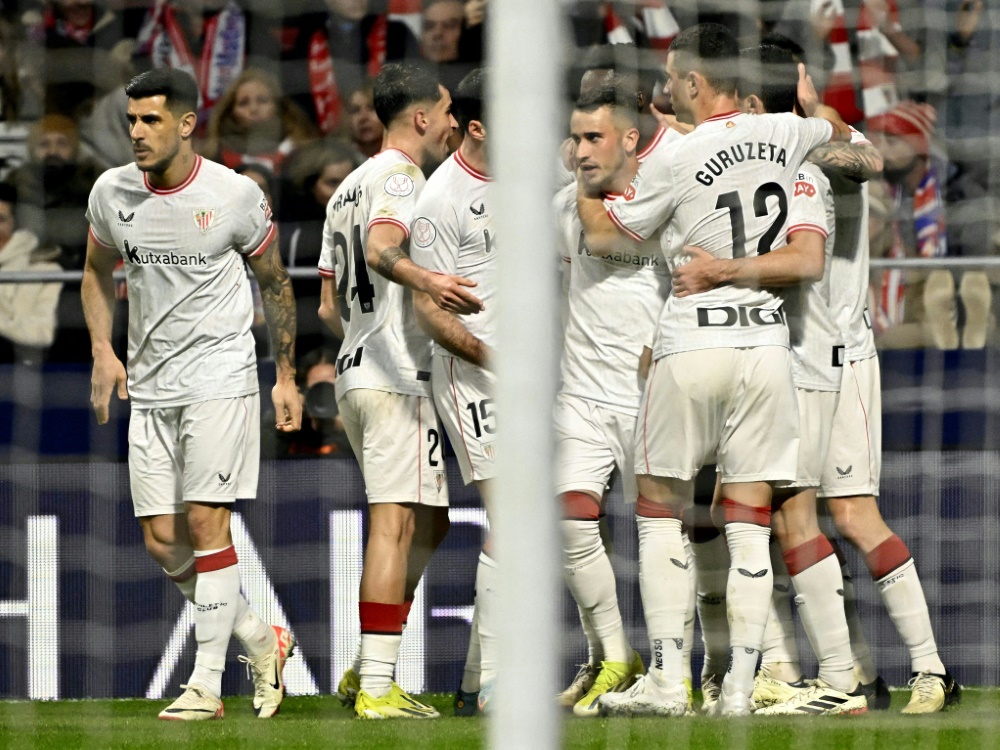 Athletic Bilbao legt im Pokalhalbfinale vor (Foto: AFP/SID/JAVIER SORIANO)