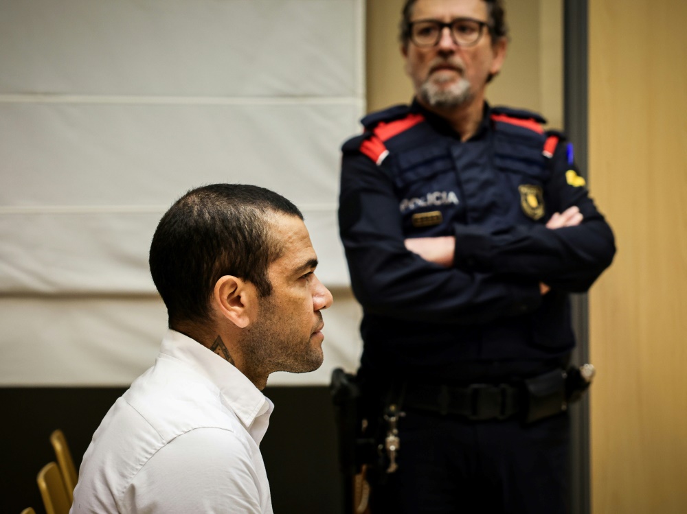 Dani Alves droht eine lange Haftstrafe (Foto: AFP/POOL/SID/Jordi BORRAS)
