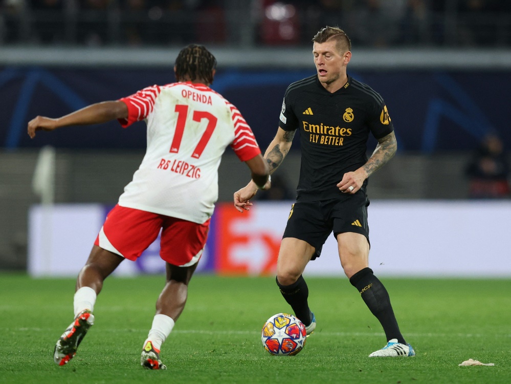 Toni Kroos gewann mit Real in Leipzig (Foto: AFP/SID/RONNY HARTMANN)