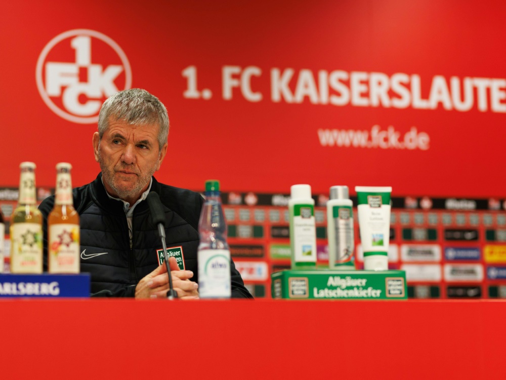 Funkel legt den Fokus auf die Liga (Foto: IMAGO/Eibner-Pressefoto/Alexander Neis/IMAGO/Eibner-Pressefoto/Alexander Neis/SID)