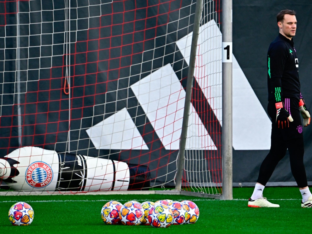 Manuel Neuer im Abschlusstraining (Foto: AFP/SID/TOBIAS SCHWARZ)