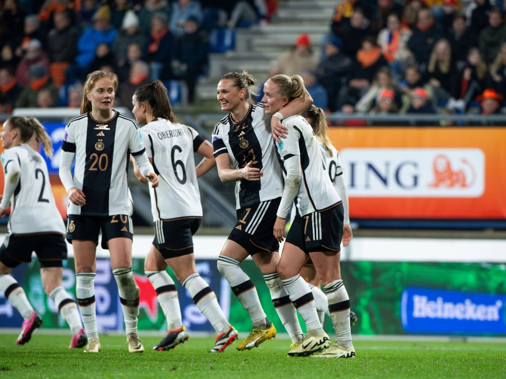 Die DFB-Frauen treffen in Aachen auf Island (Foto: IMAGO/Eibner/IMAGO/Eibner/SID/IMAGO/Eibner-Pressefoto/Memmler)