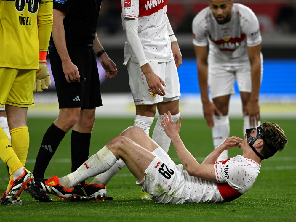 Fehlt dem VfB in den kommenden Wochen: Anthony Rouault (Foto: AFP/SID/THOMAS KIENZLE)