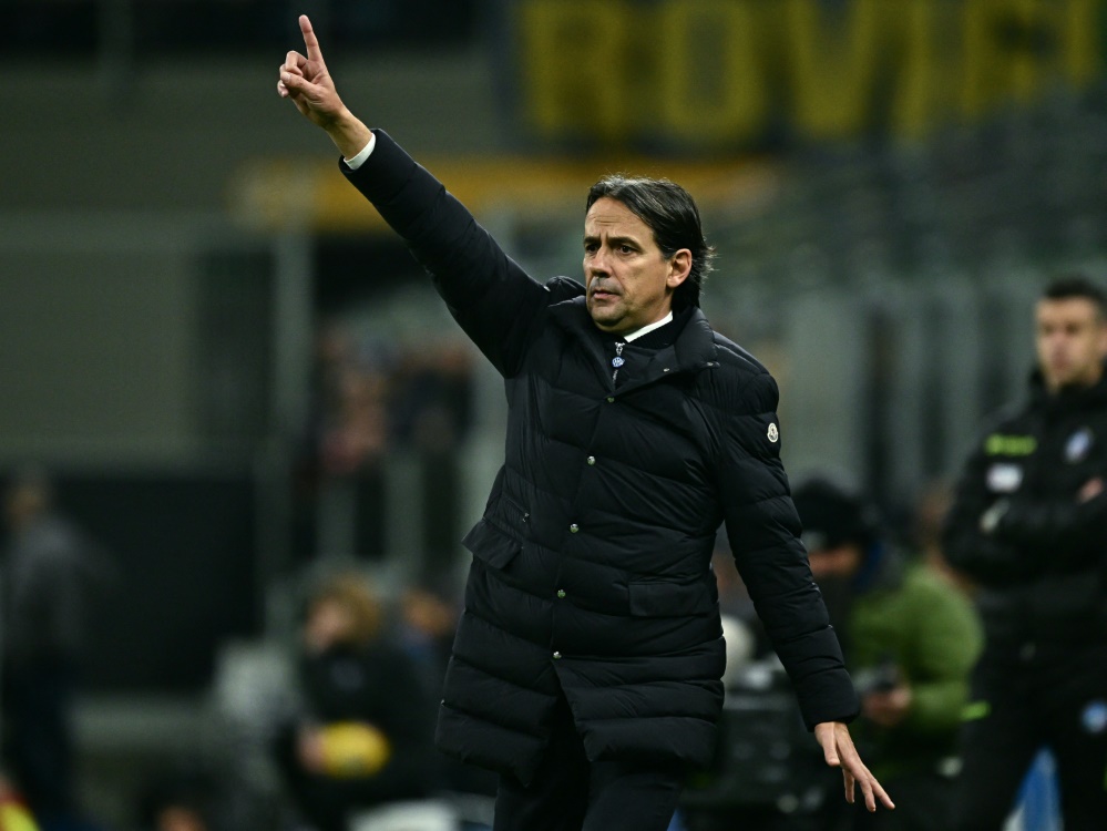 Zufrieden: Inter-Coach Simone Inzaghi (Foto: AFP/SID/GABRIEL BOUYS)