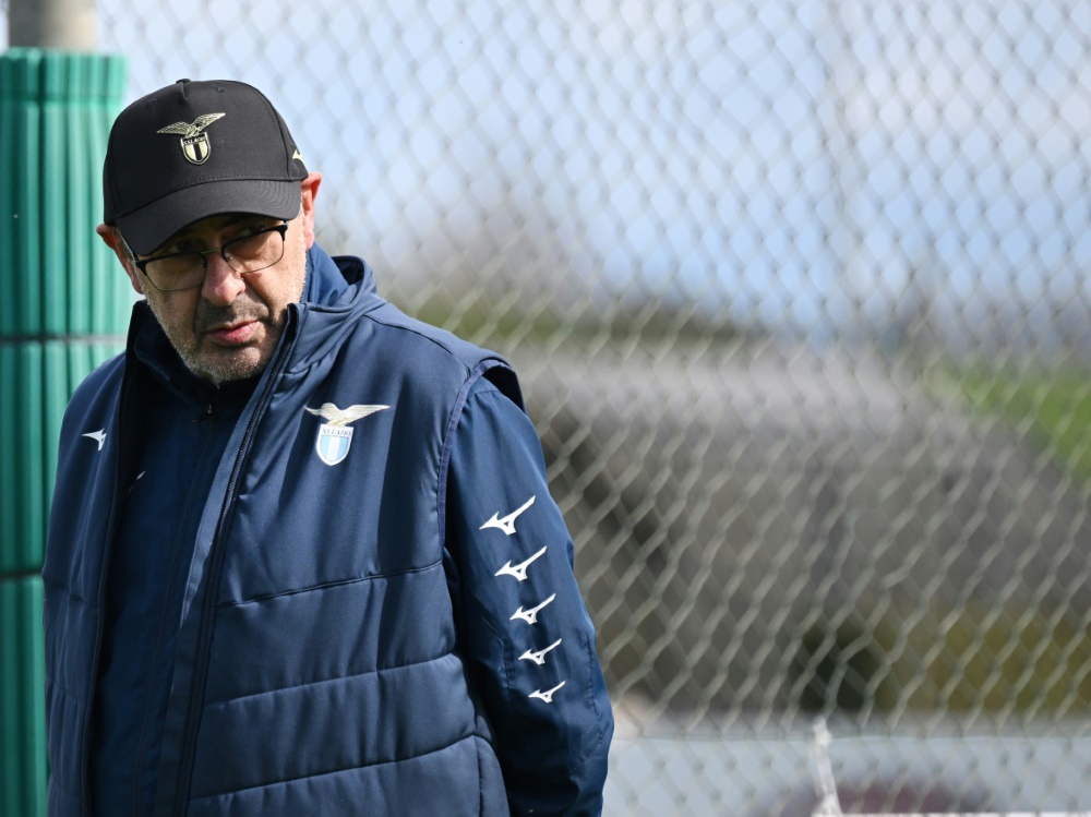 Maurizio Sarri reichte bei Lazio seinen Rücktritt ein (Foto: AFP/SID/TIZIANA FABI)