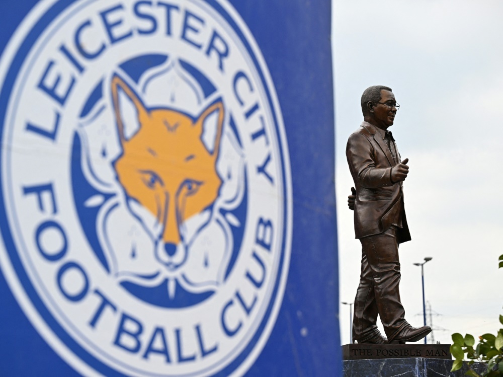 Leicester City droht eine Punktstrafe (Foto: AFP/SID/OLI SCARFF)