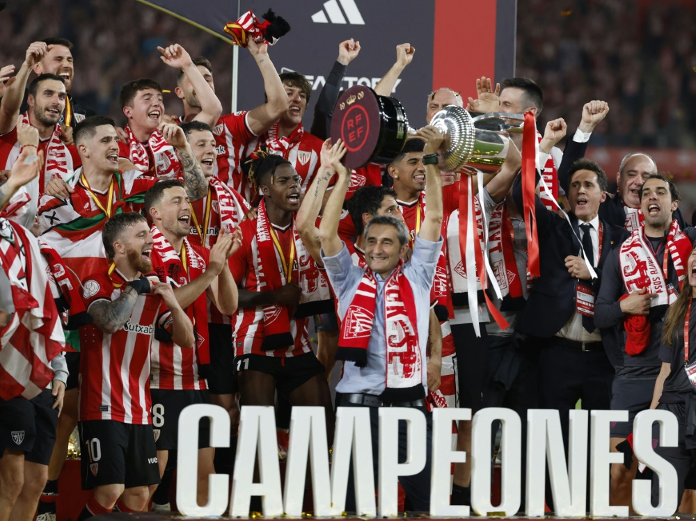 Athletic Bilbao ist spanischer Pokalsieger (Foto: AFP/SID/JAIME REINA)
