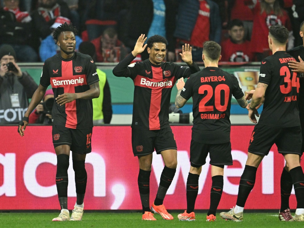 Leverkusen bekommt es mit West Ham United zu tun (Foto: AFP/SID/INA FASSBENDER)
