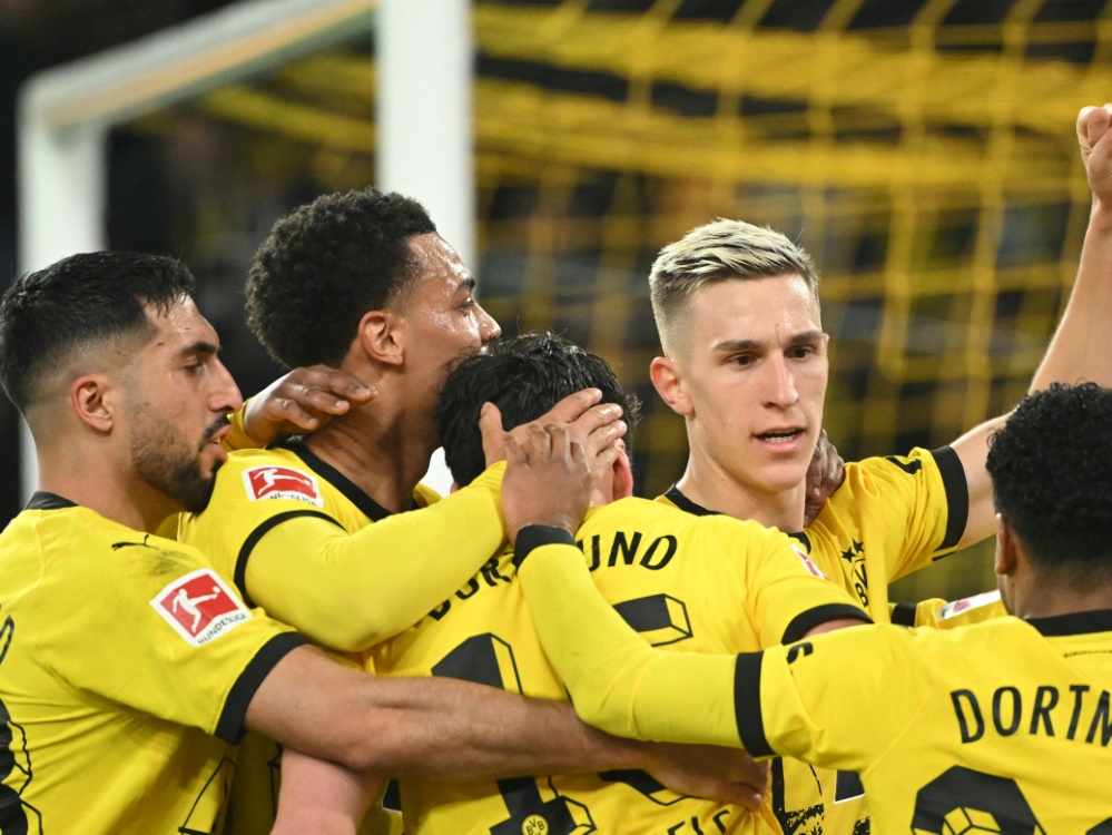 Darf der BVB auch gegen Stuttgart jubeln? (Foto: AFP/SID/INA FASSBENDER)