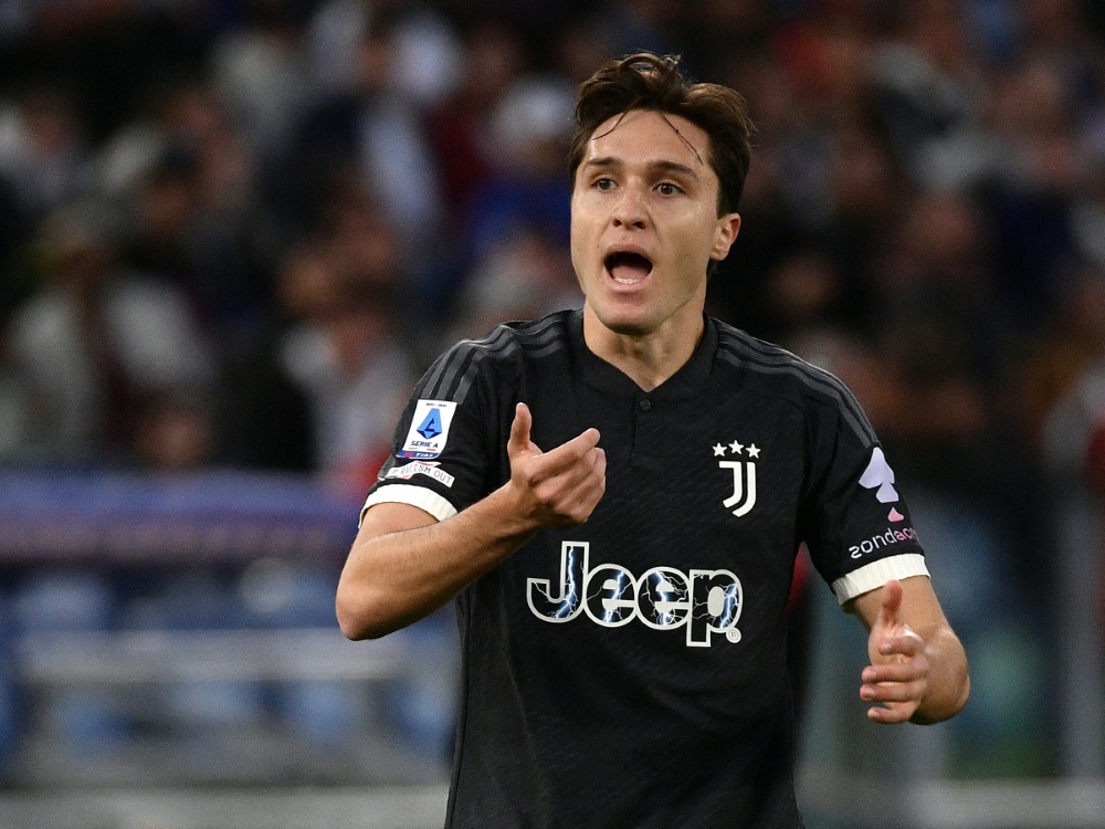 Chiesa traf zum 1:0 für Juventus (Foto: AFP/SID/FILIPPO MONTEFORTE)