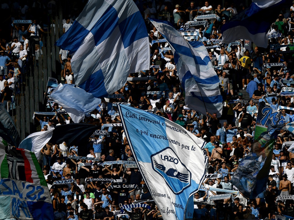 Lazio-Fans sind schon häufig negativ aufgefallen (Foto: AFP/SID/FILIPPO MONTEFORTE)