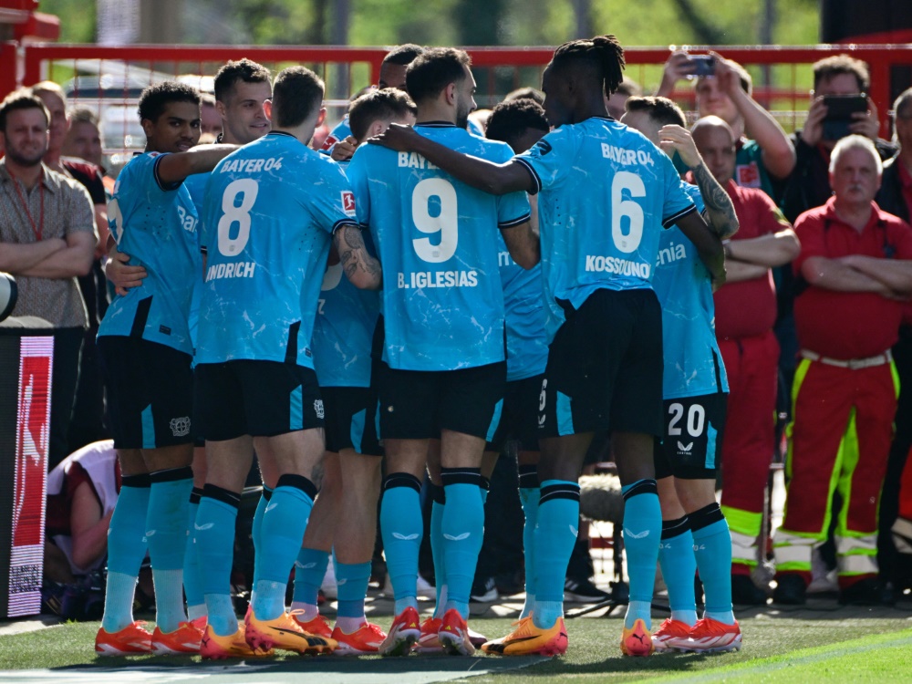 Leverkusen vor Meistertitel (Foto: AFP/SID/TOBIAS SCHWARZ)