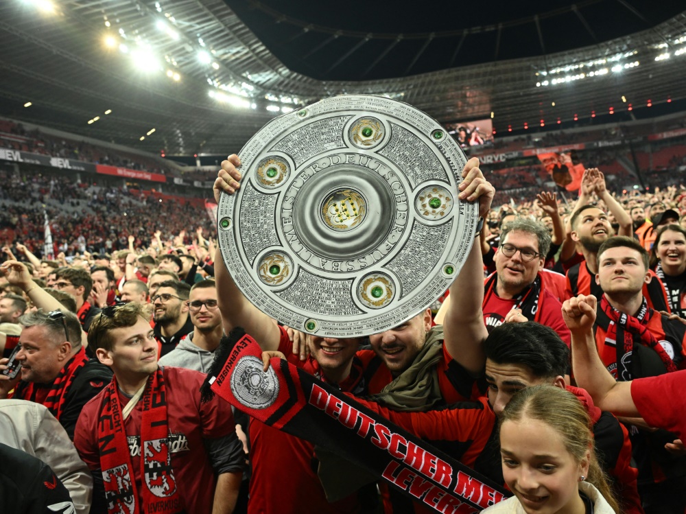 Bayer Leverkusen ist noch immer ohne Niederlage (Foto: AFP/SID/INA FASSBENDER)