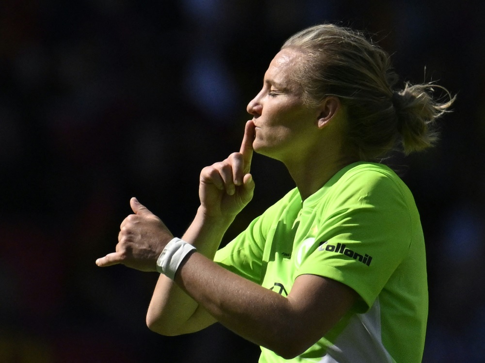 Alexandra Popp ist Rekord-Pokalsiegerin (Foto: AFP/SID/JOHN THYS)