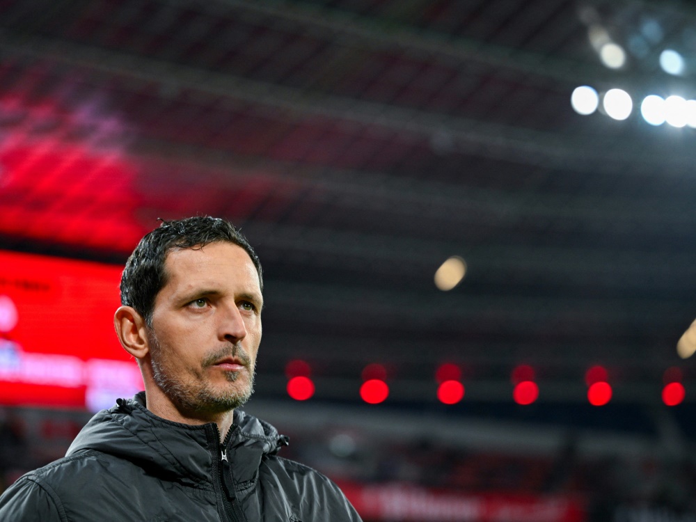 Dino Toppmöller mit der Eintracht unter Druck (Foto: AFP/SID/SASCHA SCHUERMANN)