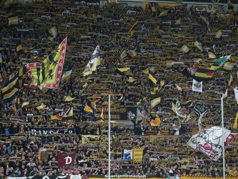 Dresden hat den besten Zuschauerschnitt in der 3. Liga (Foto: FIRO/FIRO/SID)