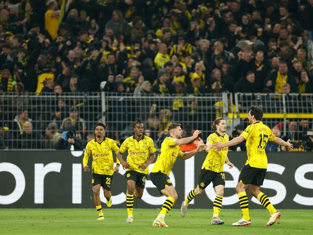 Der BVB träumt vom Endspiel in Wembley (Foto: AFP/SID/ODD ANDERSEN)