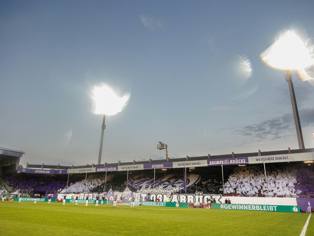 Im Osnabrücker Stadion wurden Mängel festgestellt (Foto: FIRO/FIRO/SID)
