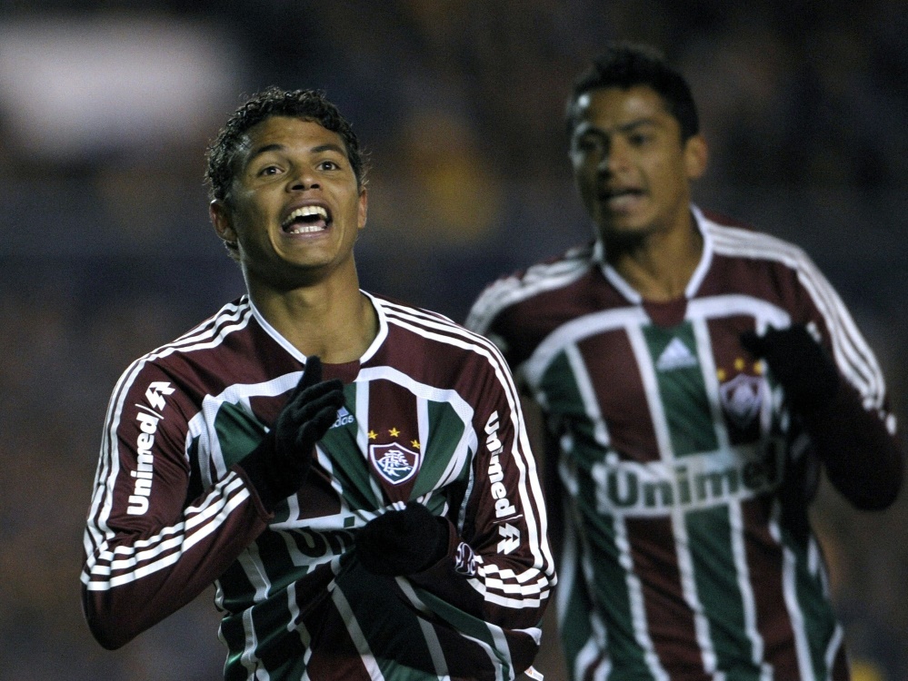 Zieht wieder das Fluminense-Trikot über: Thiago Silva (Foto: AFP/SID/JUAN MABROMATA)