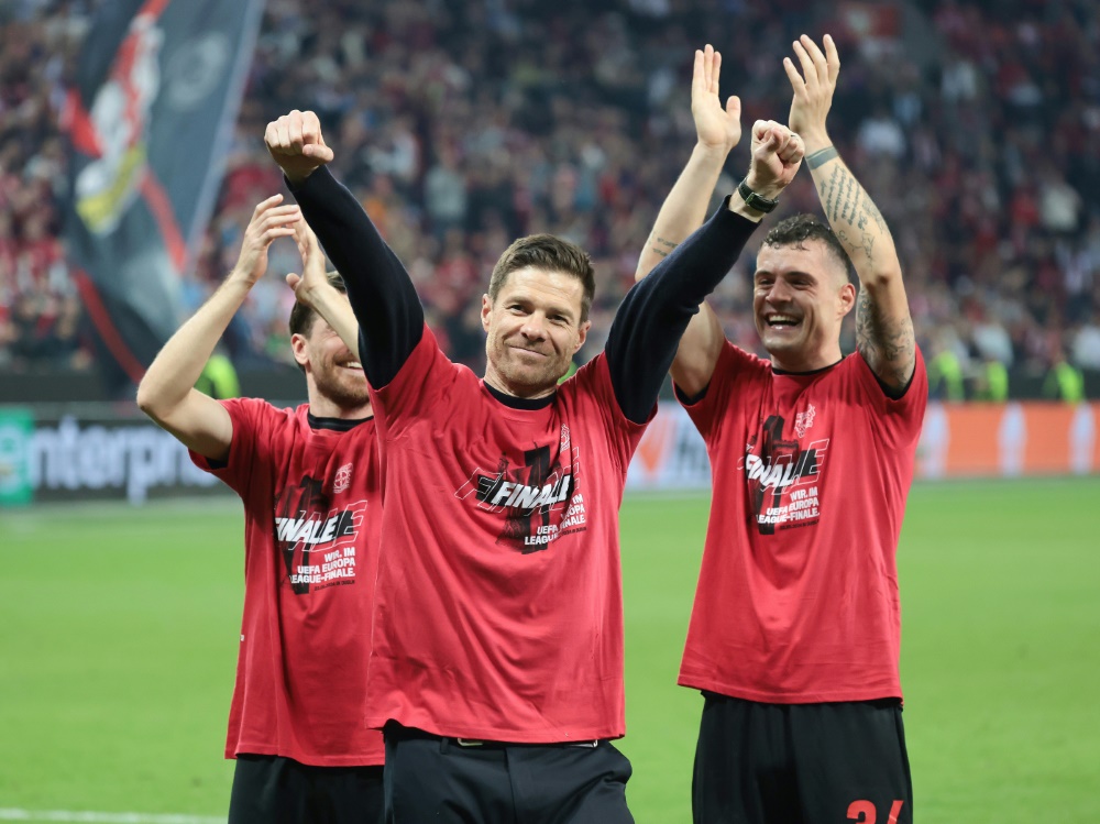 Leverkusen will die perfekte Saison finalisieren (Foto: FIRO/FIRO/SID)