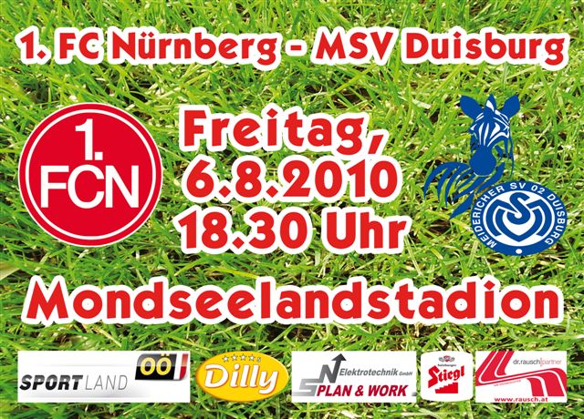1. FC Nürnberg vs. MSV Duisburg