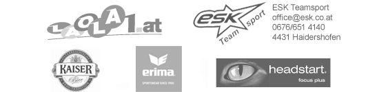 laola1.at | erima | esk Teamsport | Energie AG OÖ | headstart focus plus