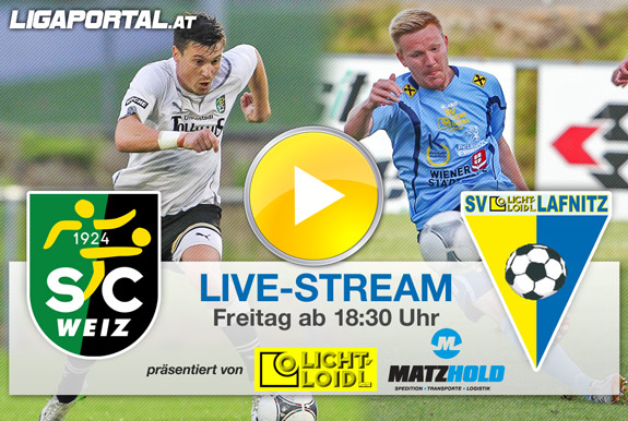 Video-Livestream SC Weiz - SV Lafnitz exklusiv auf ligaportal.at